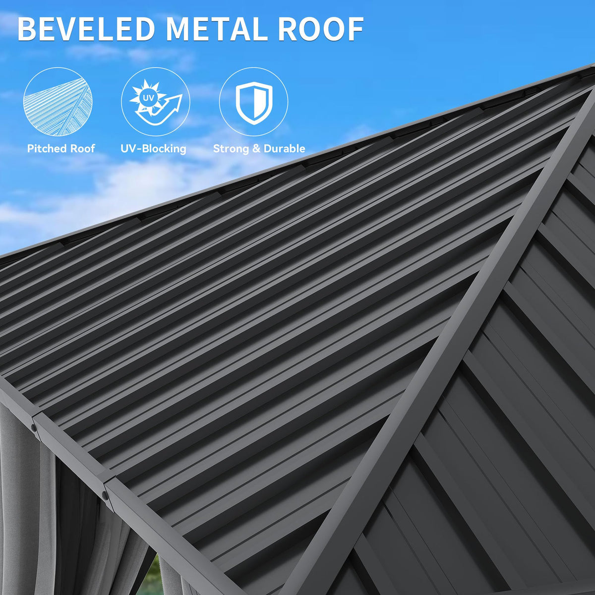 YITAHOME double-layer sidewalls with mesh promote ventilation and privacy