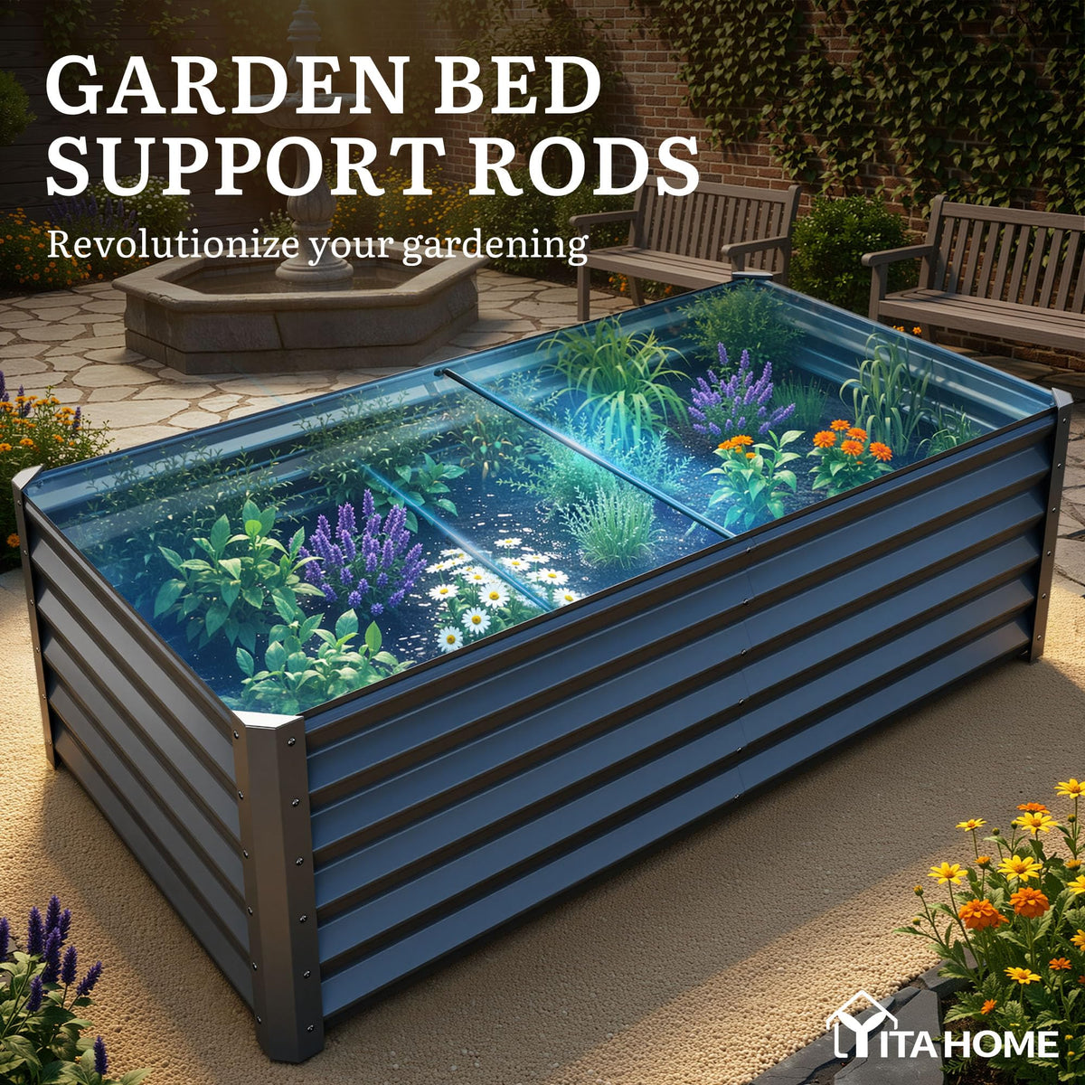 YITAHOME gloves included for safe installation and gardening.