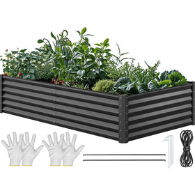 YITAHOME green garden bed on a patio setting for versatile outdoor use