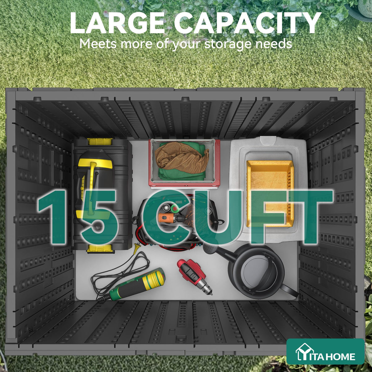 YITAHOME lockable design close-up highlighting sturdy latch