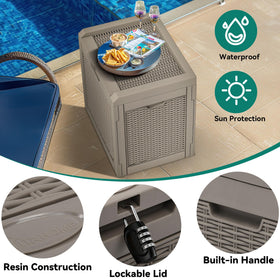 YITAHOME lockable storage container for secure outdoor storage