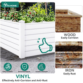 YITAHOME open-bottom design demonstrates direct water and nutrient access