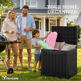 YITAHOME deck box with side grips for easy handling