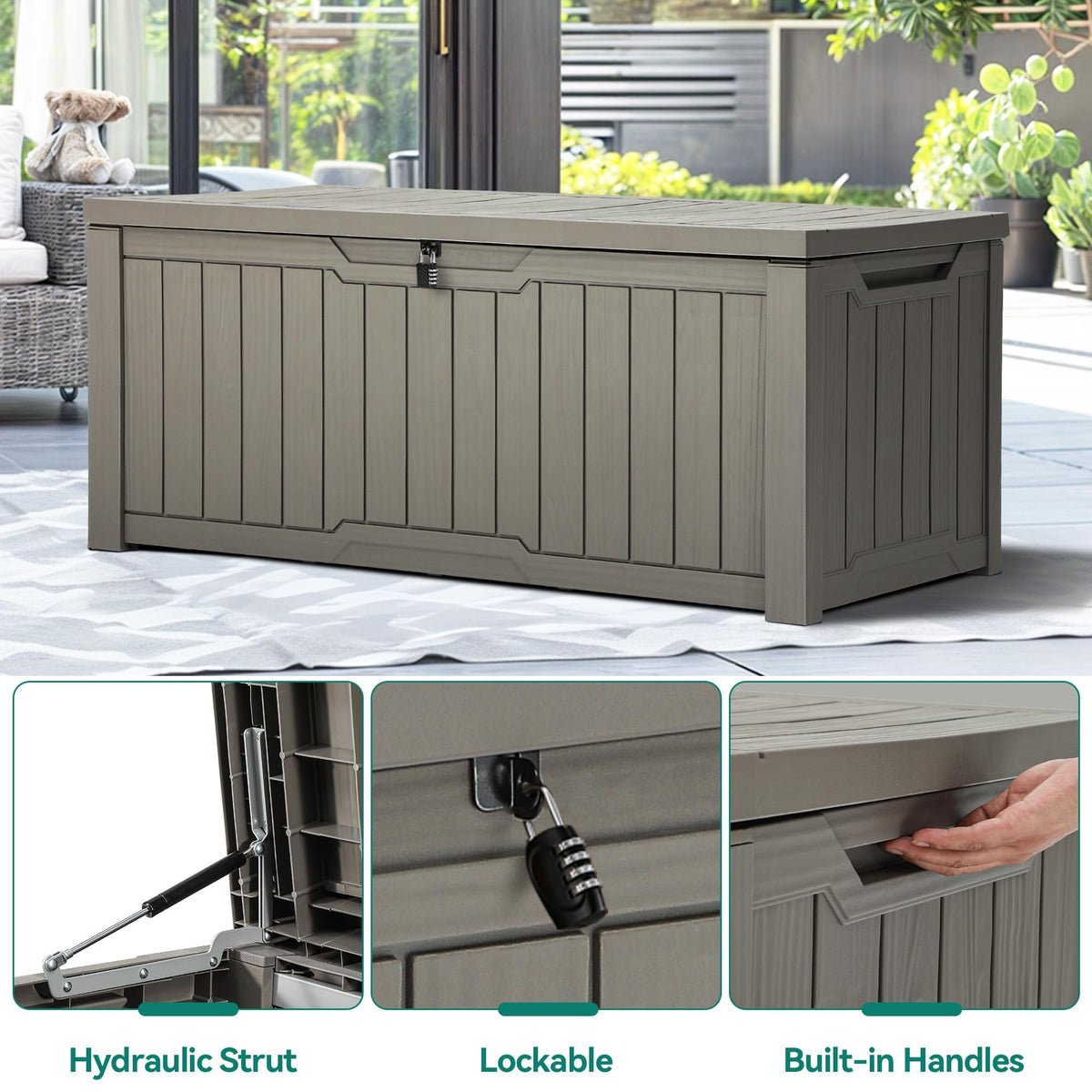 YITAHOME hydraulic struts prevent lid slamming for safer use