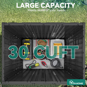 YITAHOME cabinet open shelves demonstrate flexible organization for tools.