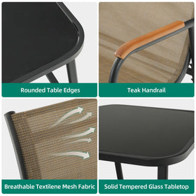 YITAHOME adjustable legs provide stability on uneven surfaces