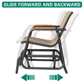 YITAHOME heavy-duty iron frame ensuring durable outdoor use