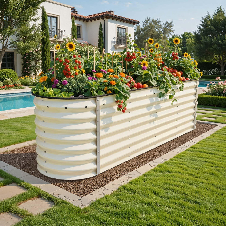 YITAHOME raised garden bed with easy-access design for vegetables.