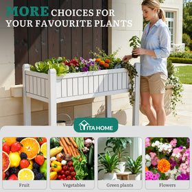 YITAHOME quick-assemble raised bed takes 15–30 minutes to set up.