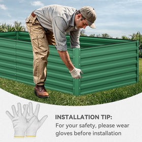 YITAHOME raised bed capacity of 479 gallons of soil