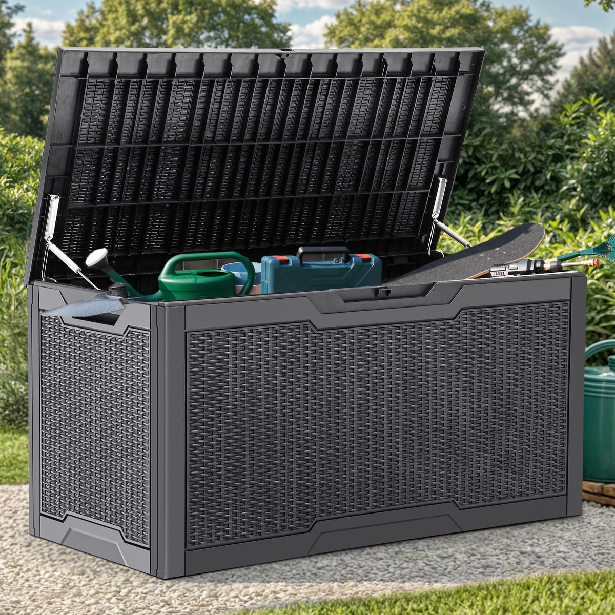 YITAHOME rattan-grain finish elevating outdoor space aesthetics.