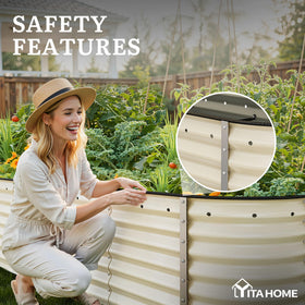 YITAHOME reinforced crossbars provide sturdy support for plants.
