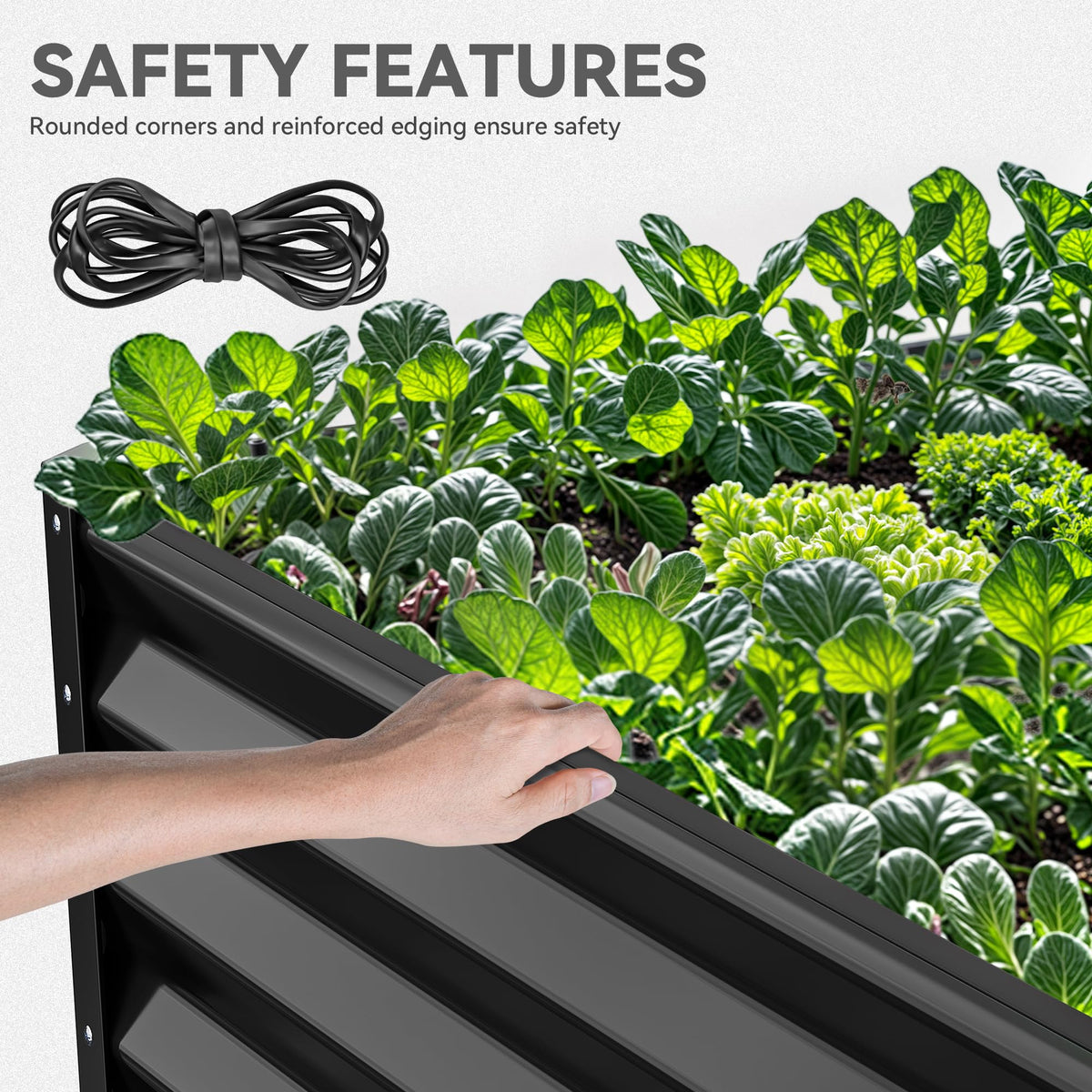 YITAHOME safety rubber padding closeup reduces impact during handling