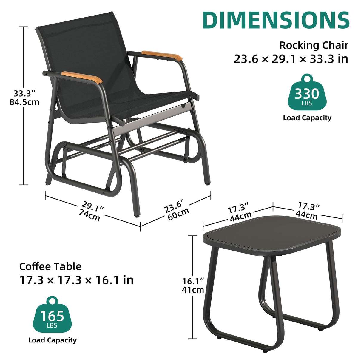 YITAHOME tempered glass coffee table close-up for easy cleaning.