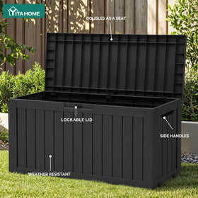YITAHOME weather resistant resin material provides durable protection against the elements.