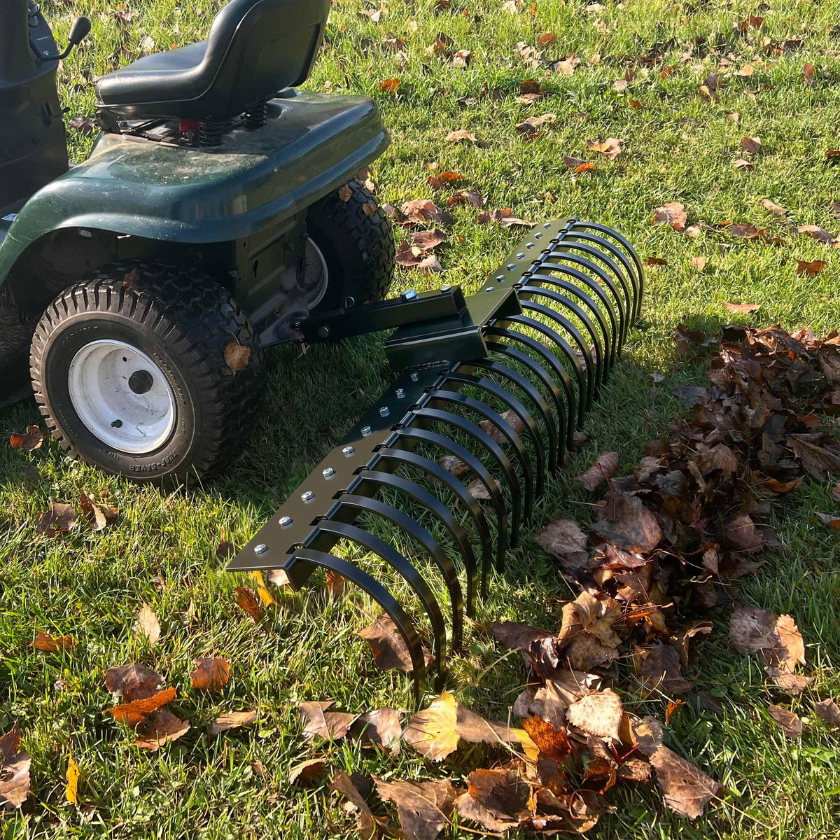 YITAMOTOR 21 steel tines replaceable for dethatching and soil loosening