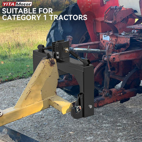 YITAMOTOR 2-inch receiver shows compatibility for trailers and accessories.