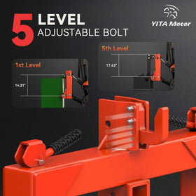 YITAMOTOR 2-inch receiver adaptation highlights easy integration with Category 1 tractors