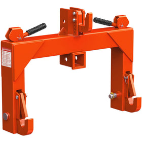 YITAMOTOR 3 point quick hitch side view demonstrates 3000-lb capacity for farm tasks