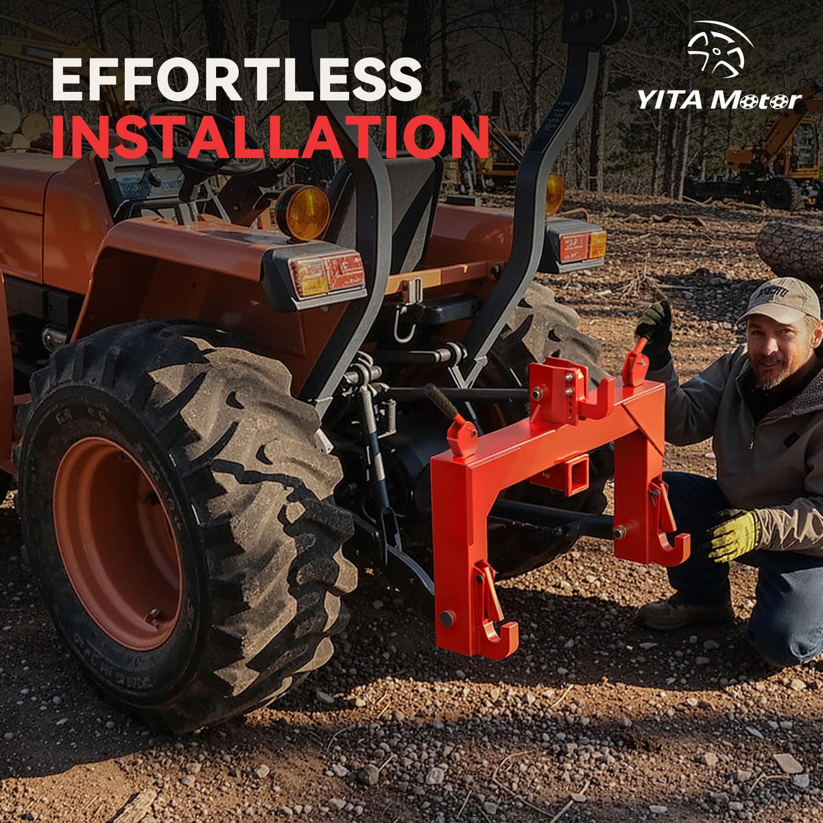 YITAMOTOR 5-level bolt highlights adjustable fit without drilling