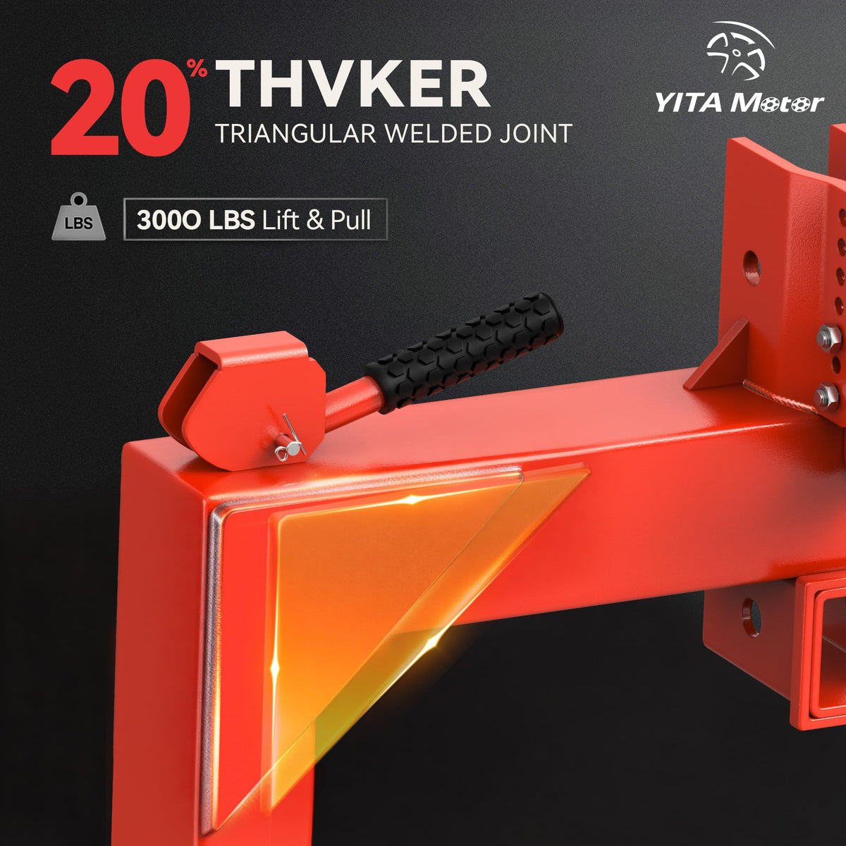 YITAMOTOR easy-installation illustration shows fast, tool-free rear installation