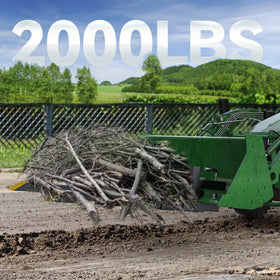 YITAMOTOR 30in fork blades used for loading lumber and construction materials.