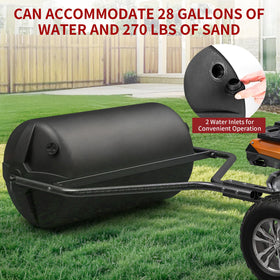 YITAMOTOR heavy-duty poly drum resists denting and corrosion over seasons.