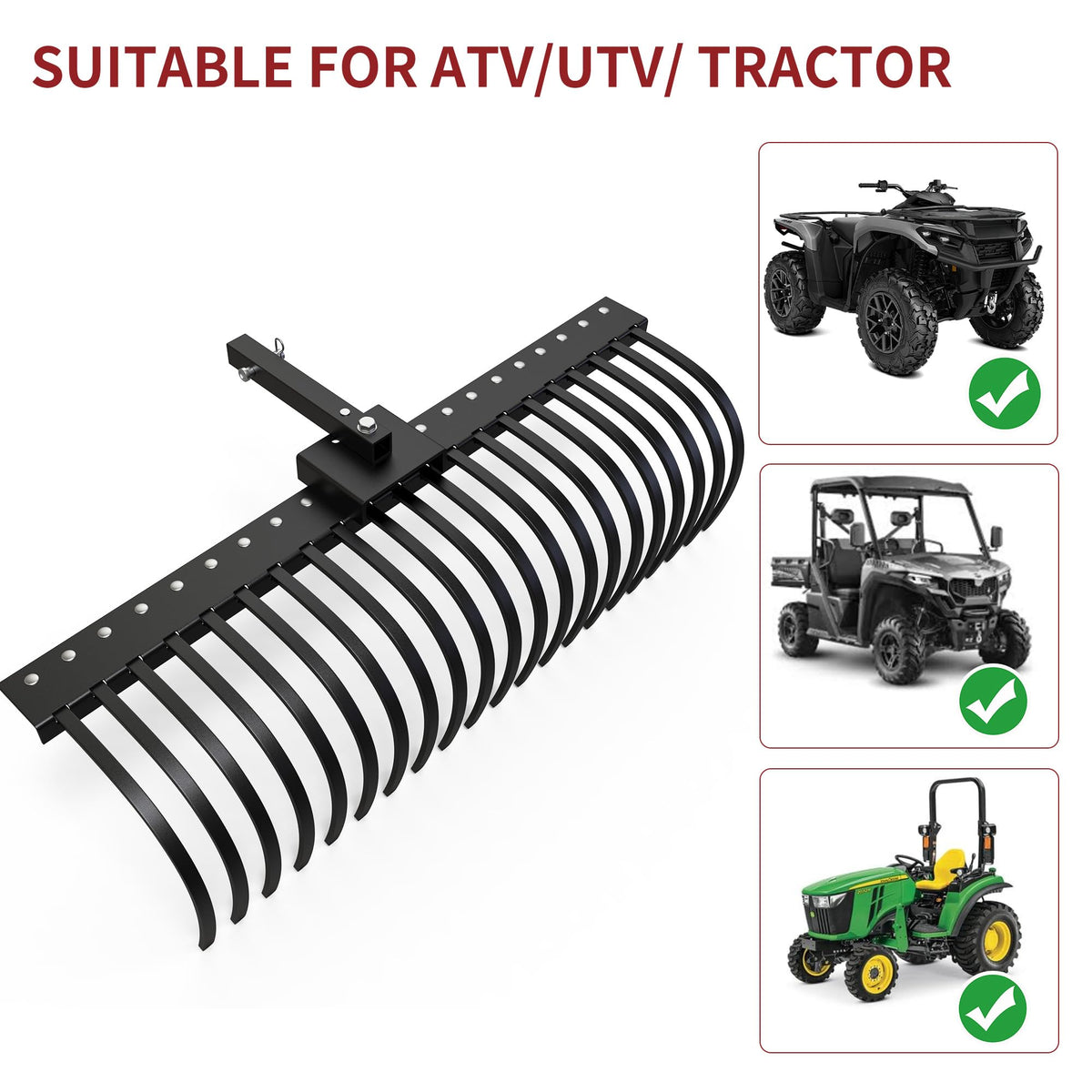YITAMOTOR rust resistant powder coated finish resists weather and wear