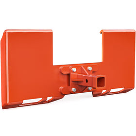 YITAMOTOR skid-steer mount plate front view, rugged steel for demanding attachments.
