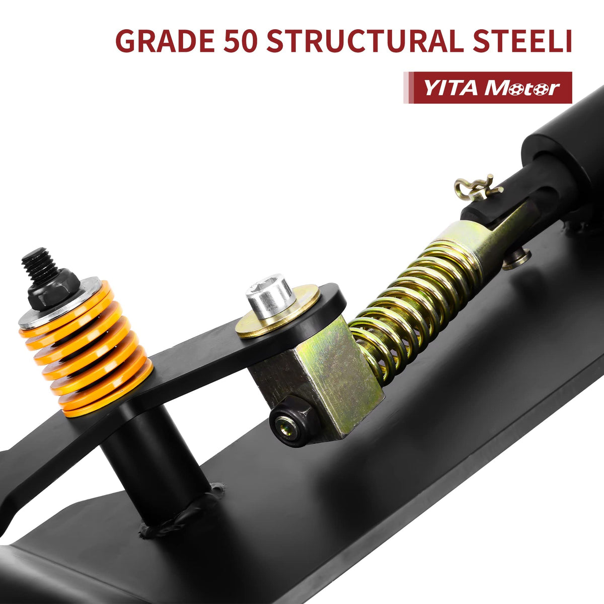 YITAMOTOR sturdy steel construction closeup highlights durable fabrication.
