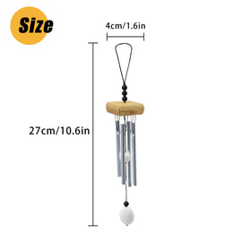 Yitexin wind chimes wood and aluminum frame assembly outdoors