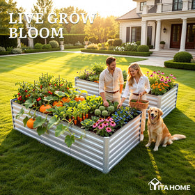 YITAHOME included gloves for safe handling during setup