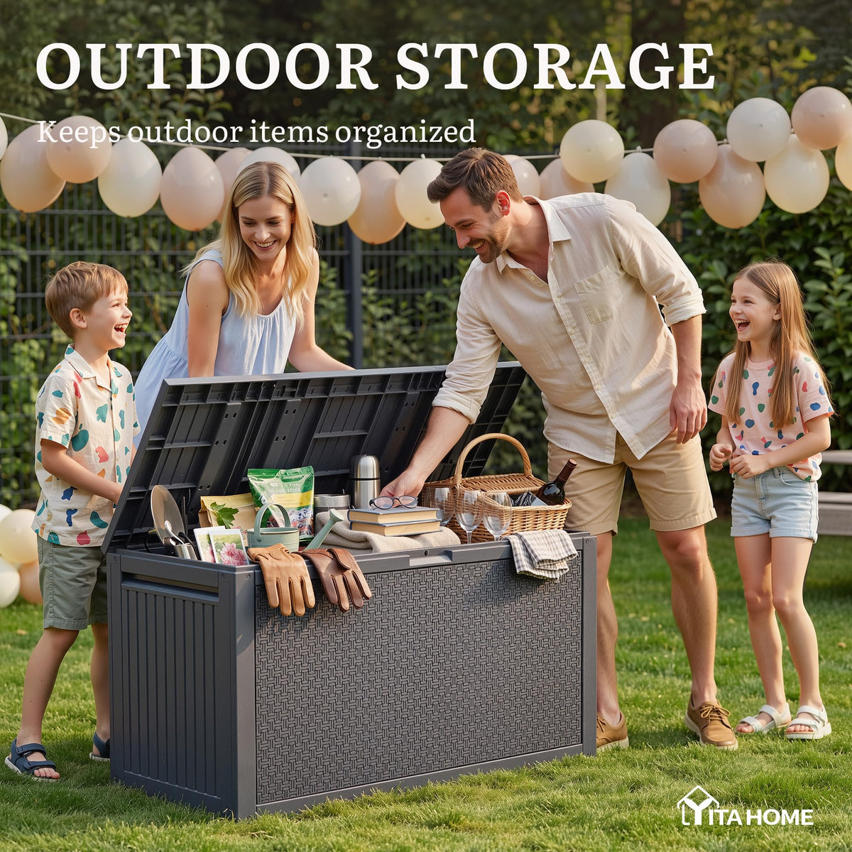 YITAHOME UV-resistant finish helps prevent fading on outdoor furniture.