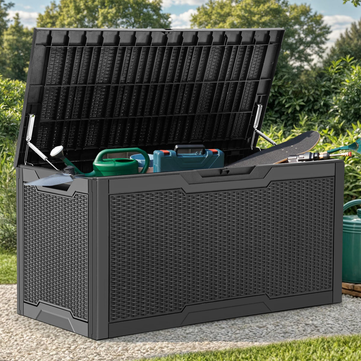 YITAHOME bench feature shows built-in seating for outdoor gatherings.