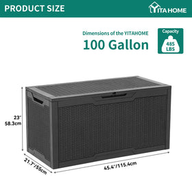 YITAHOME resin finish resists weather fading and UV exposure.