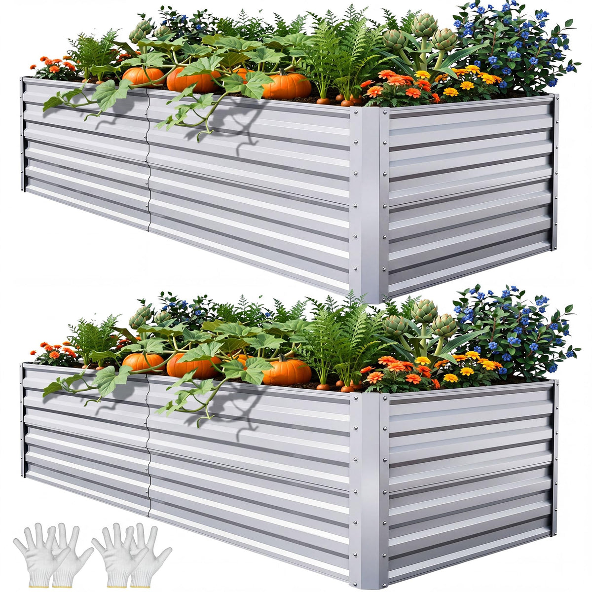 YITAHOME 6x3x2ft assembly demonstrates quick setup for a spacious raised bed.