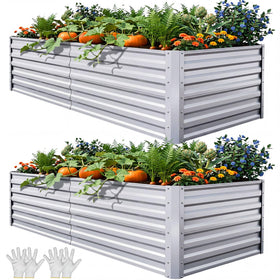 YITAHOME 6x3x2ft assembly demonstrates quick setup for a spacious raised bed.