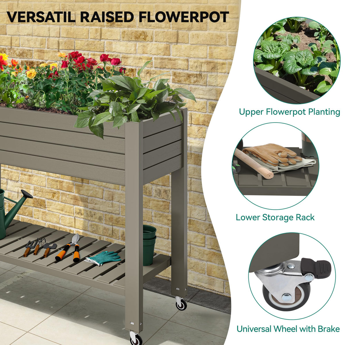 YITAHOME central divider enables moisture separation for soil control