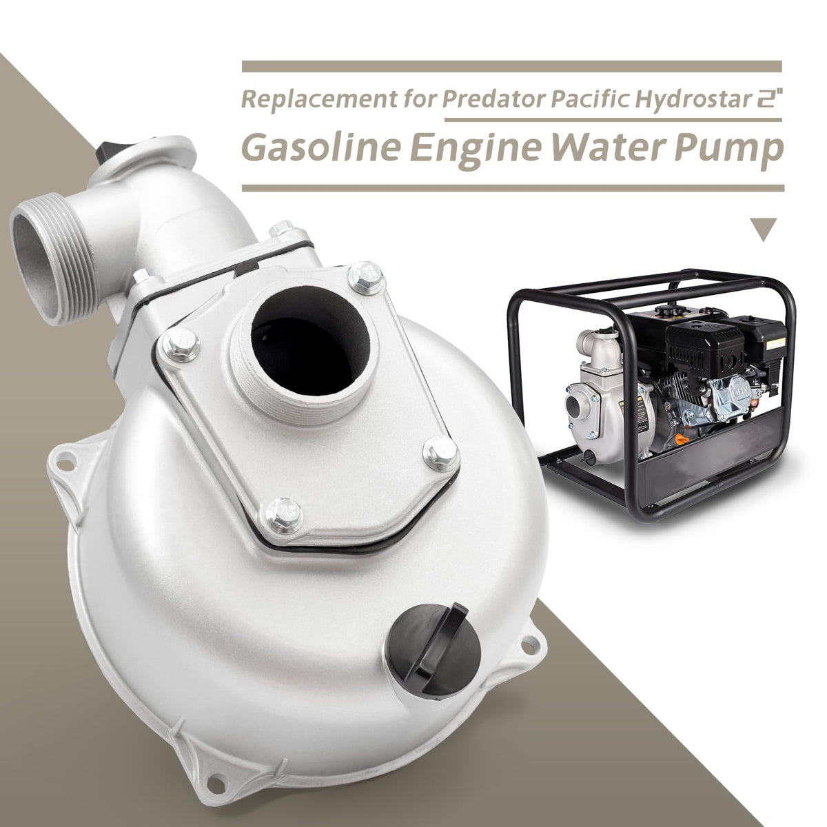 YIYANTO aluminum construction for durable field use in water pumps.