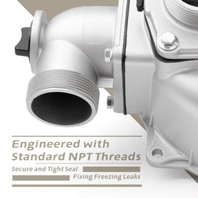 YIYANTO leak-proof NPT threads ensure a tight seal during operation.