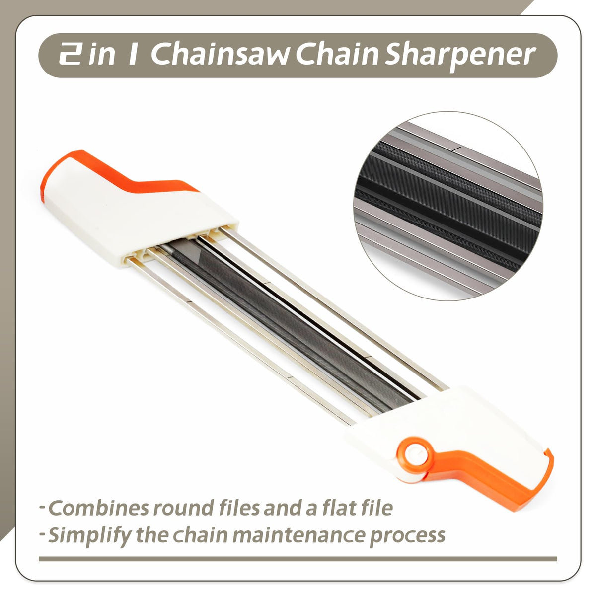 YIYANTO Stihl 38LP sharpener flat-file action for quick maintenance