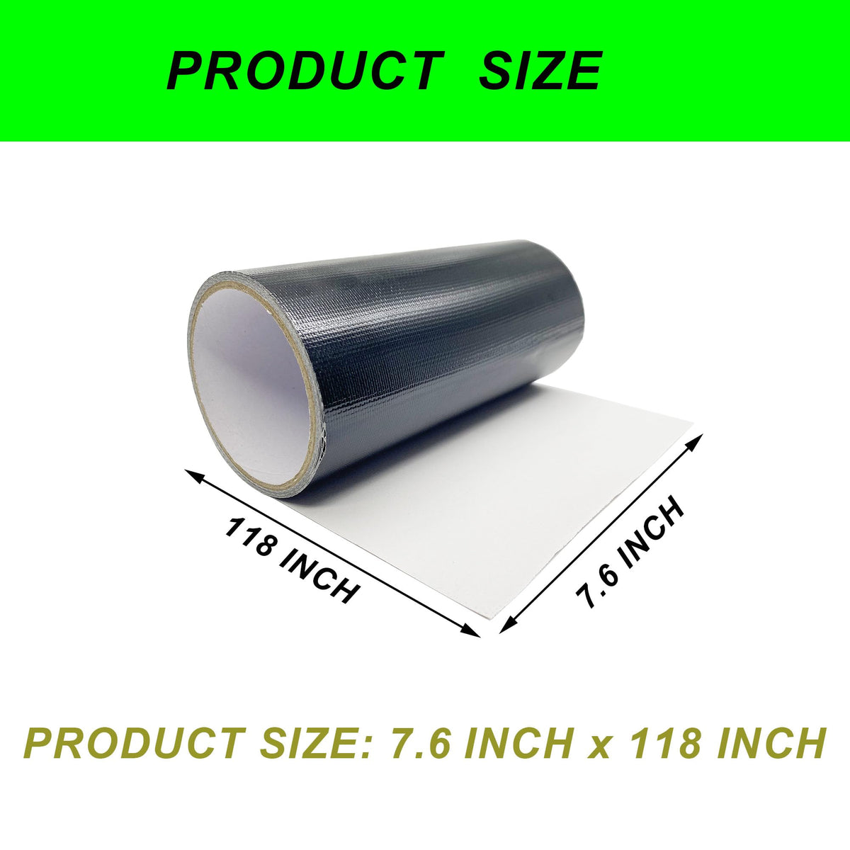 YIYIREA cutting guide helps size patches for precise pond seam repairs.