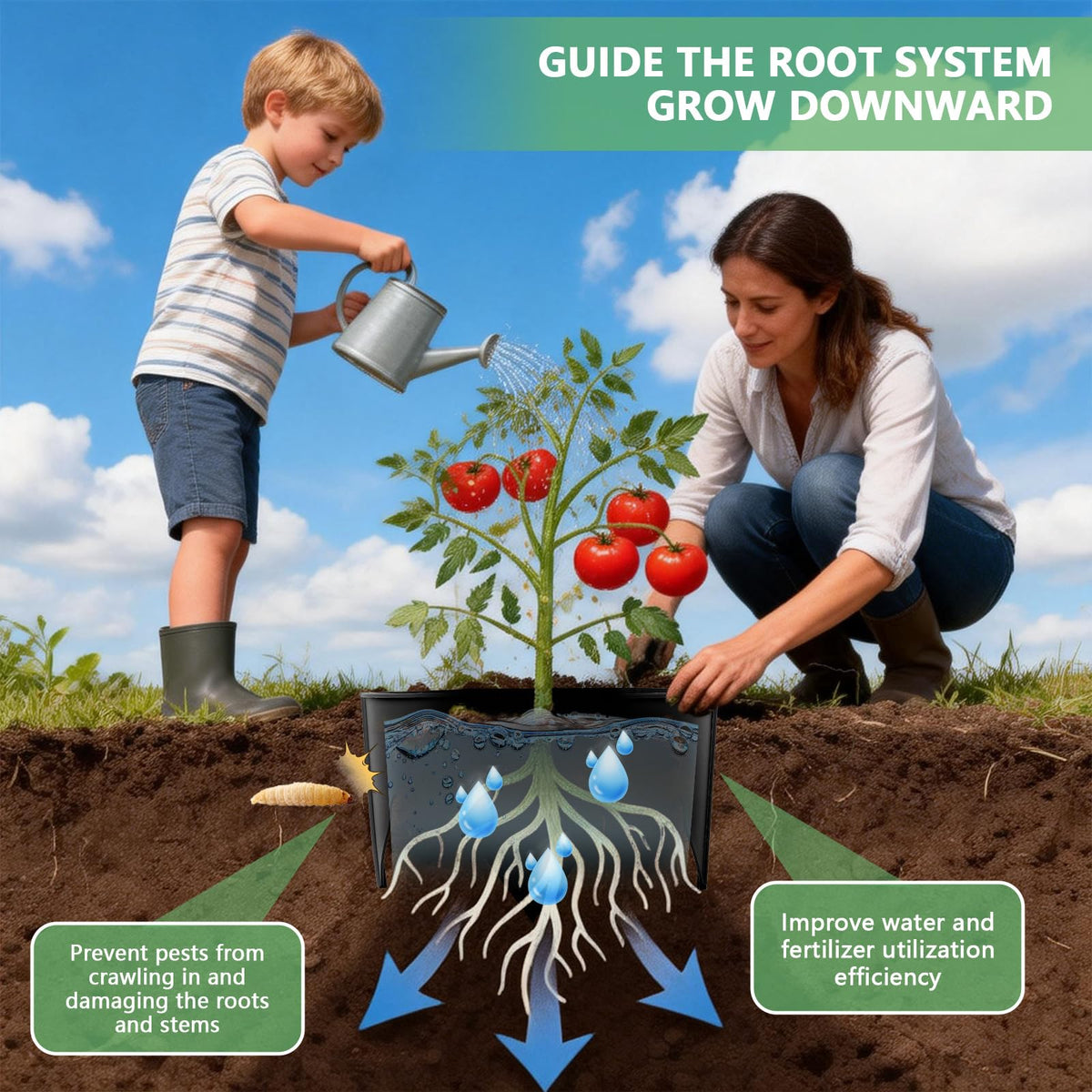 YIYIREA included small trowel enables quick soil loosening before installation