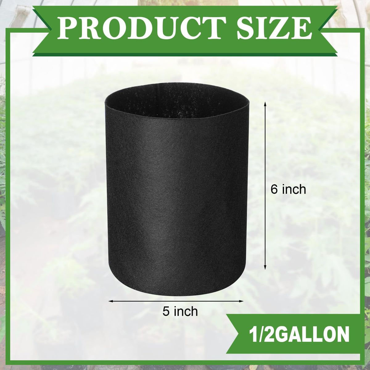 Yiyiring seed starting bags in black felt support healthy germination
