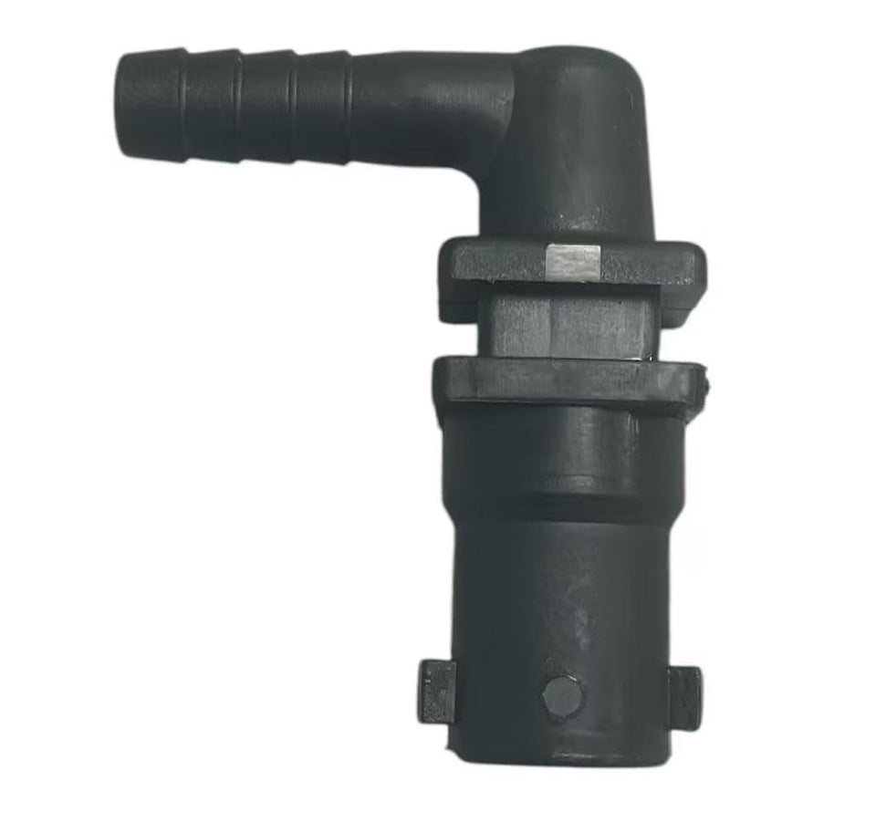 YiYuanG QJ100 nozzle body front view shows compact, durable design for precise spraying.