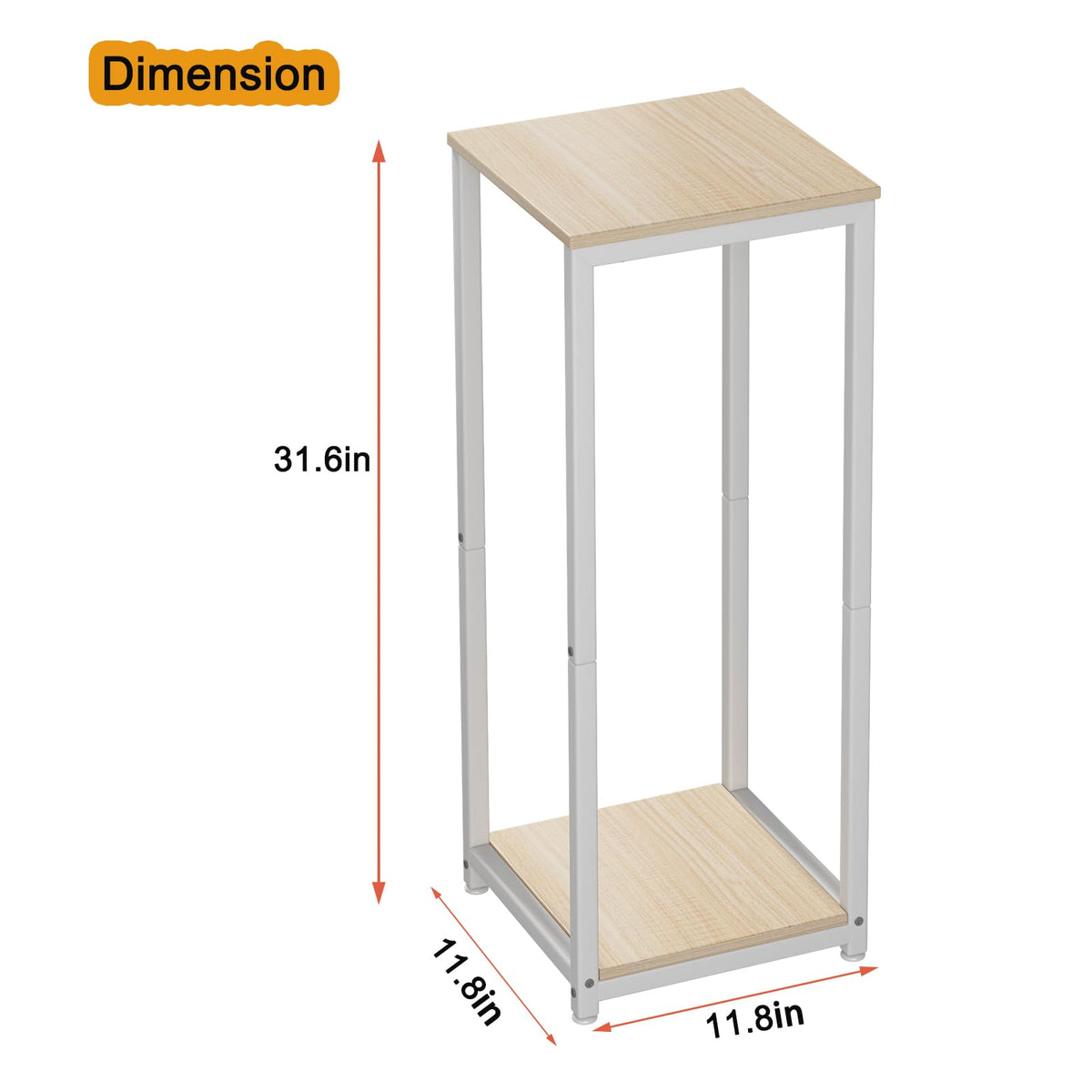 YIZAIJIA balcony-ready stand elevates plants for sunlight and air circulation.