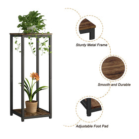 YIZAIJIA plant stand in living room setup organizing plants and decor.