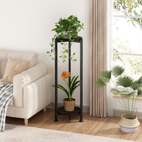 YIZAIJIA plant stand corner display, outdoor-ready and durable
