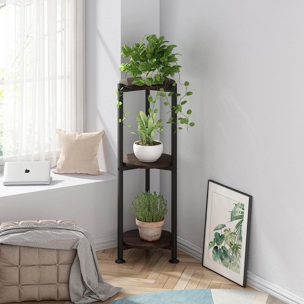 YIZAIJIA plant stand features precise dimensions for balanced room decor