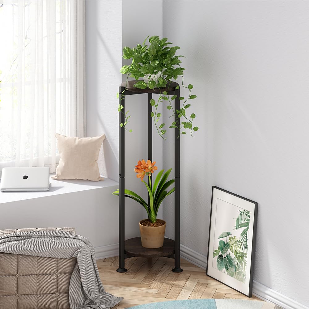 YIZAIJIA metal-frame plant stand with durable construction